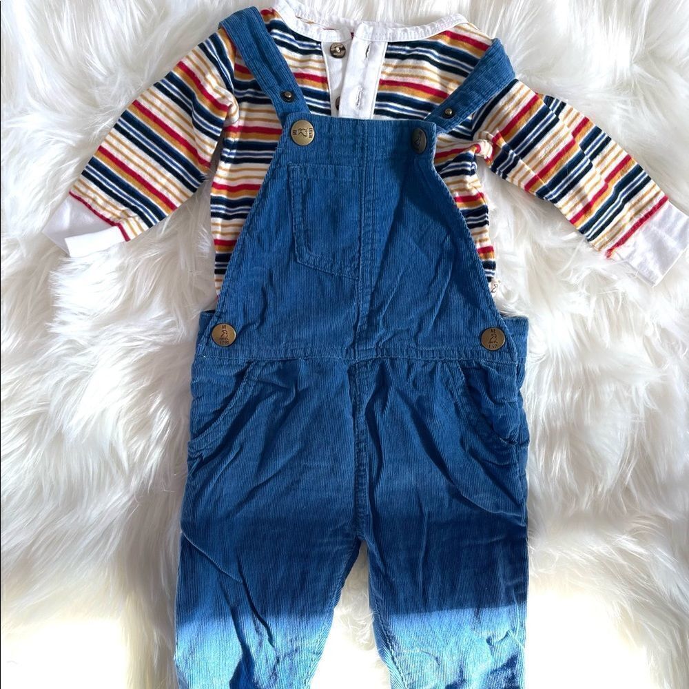 Me & Henry Onsie + Overall Set